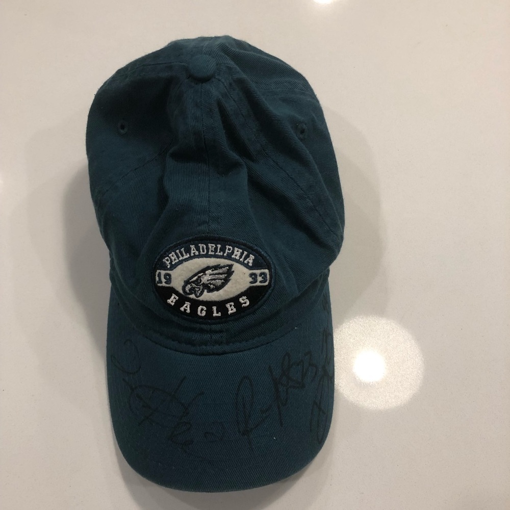 Signed Philadelphia Eagles Hat